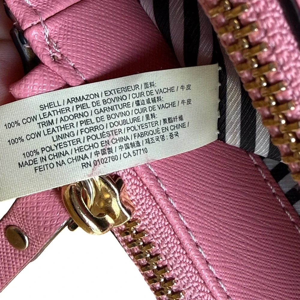 Kate Spade New York Cameron Street Satchel Pink Handbag Purse Leather Bag 11x9x4